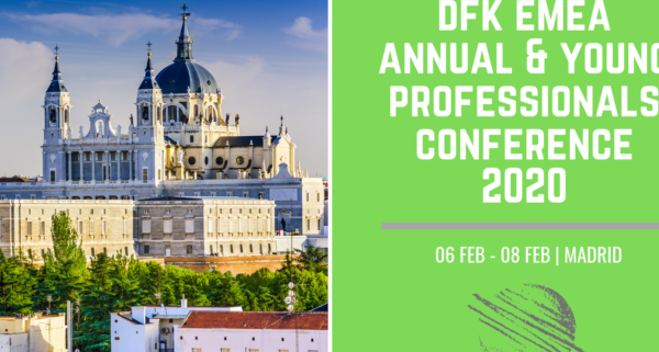 Cartel de la conferencia anual DFKMadrid 2020