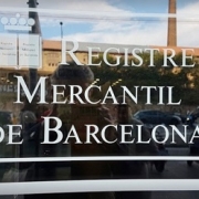 Porta d'accés al Registre Mercantil de Barcelona