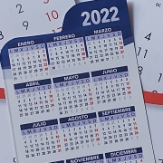 Un calendario de 2022