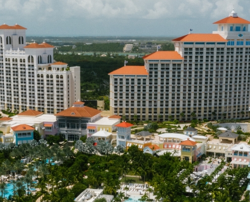Edificios de lasLas Bahamas, considerada paraíso fiscal