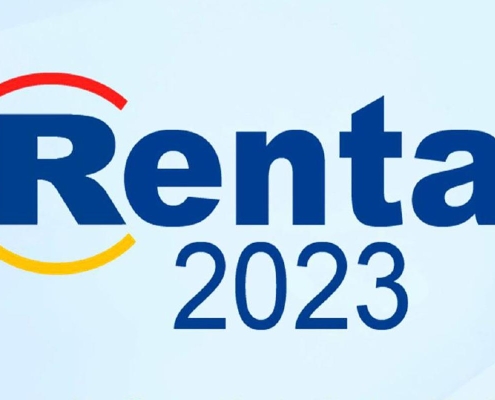 Logotipo de la campaña de 2023 de la Renta
